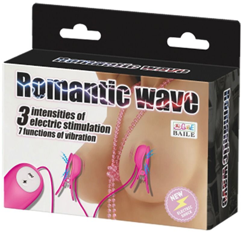 BAILE - ROMANTIC WAVE PIZAS CON VIBRACIÓN Y ELECTROSHOCK FUCSIA - Kanerotika SL