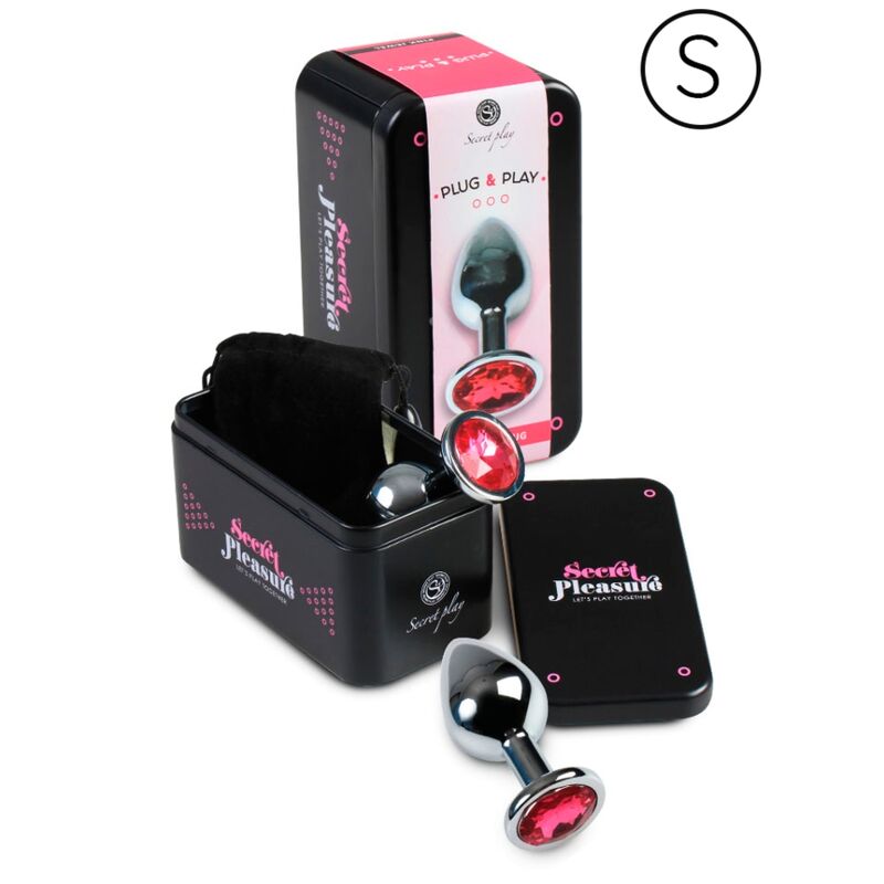 SECRETPLAY - PLUG ANAL ALUMINIO FUCSIA 7 CM - Kanerotika SL