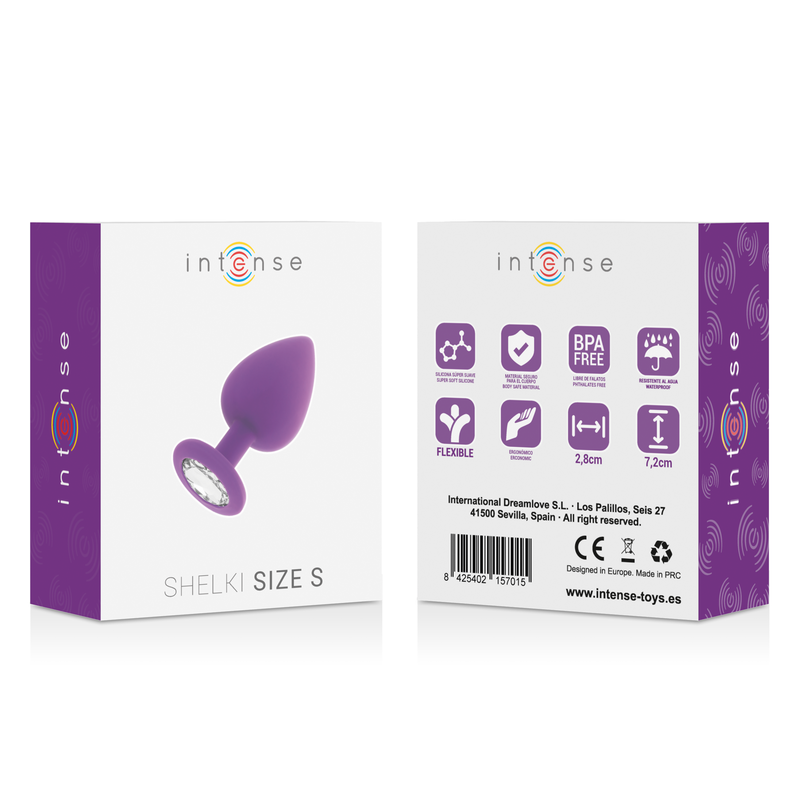 INTENSE - SHELKI S PLUG ANAL LILA - Kanerotika SL