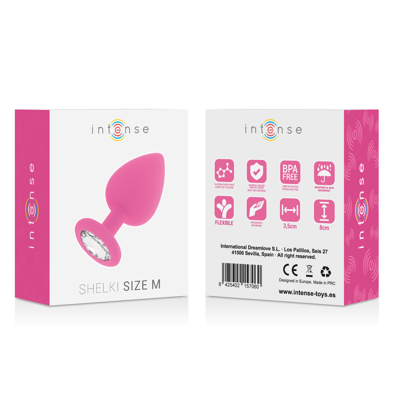 INTENSE - SHELKI M PLUG ANAL FUCHSIA - Kanerotika SL