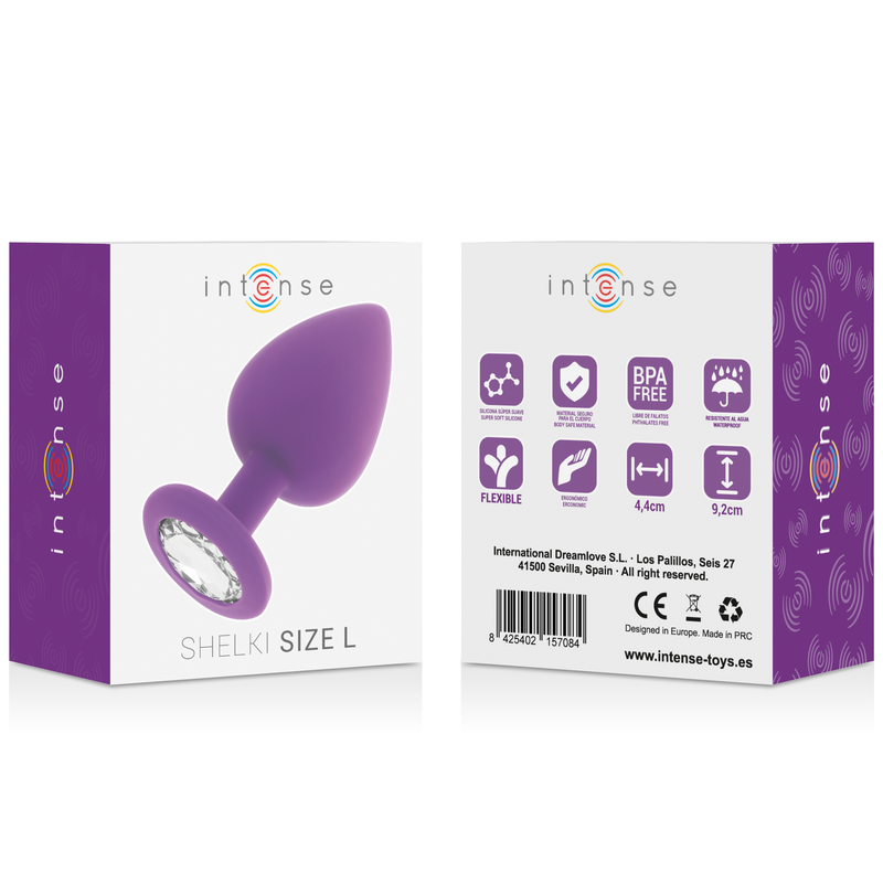 INTENSE - SHELKI L PLUG ANAL LILA - Kanerotika SL