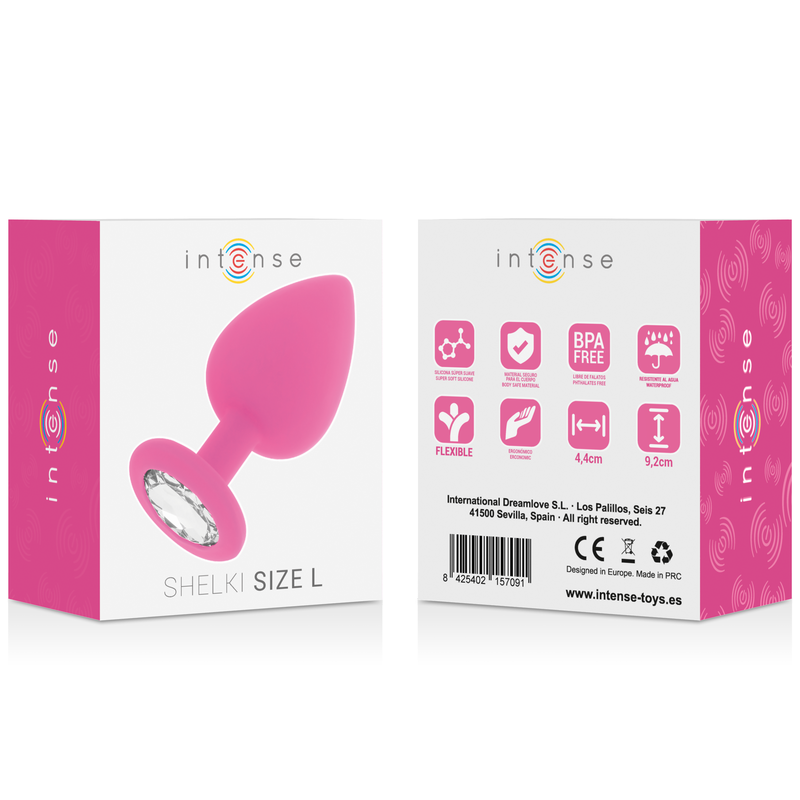 INTENSE - SHELKI L PLUG ANAL FUCHSIA - Kanerotika SL