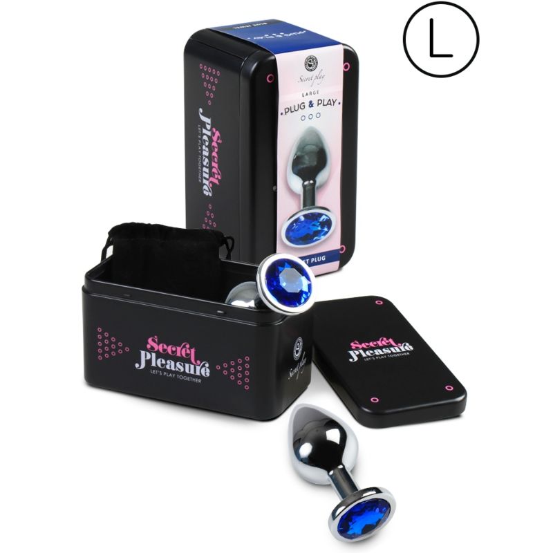 SECRETPLAY - PLUG ANAL AZUL L - Kanerotika SL