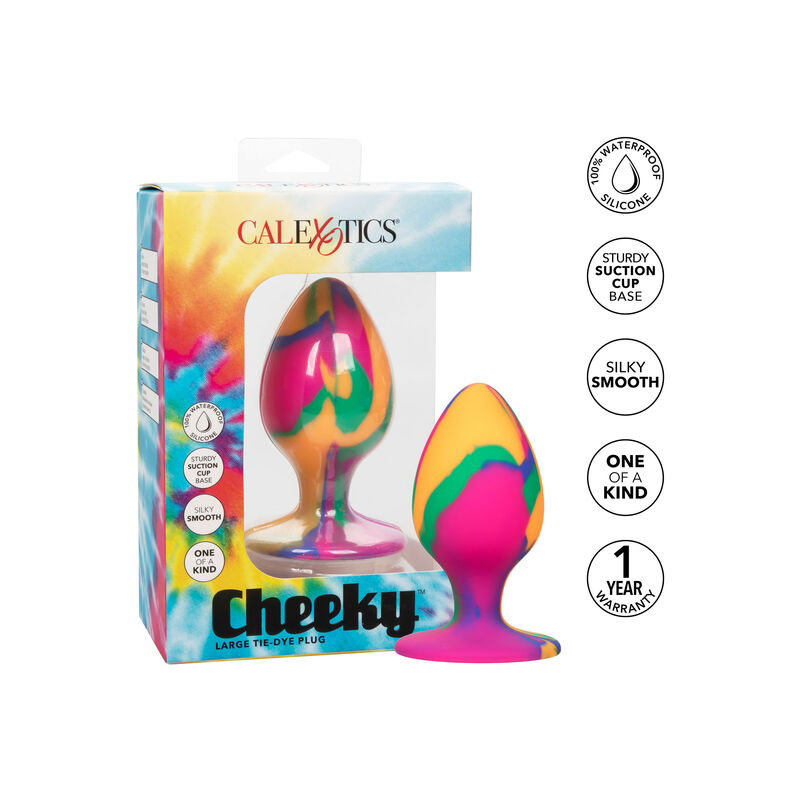 CALEXOTICS - CHEEKY LARGE TIE-DYE PLUG ANAL - Kanerotika SL