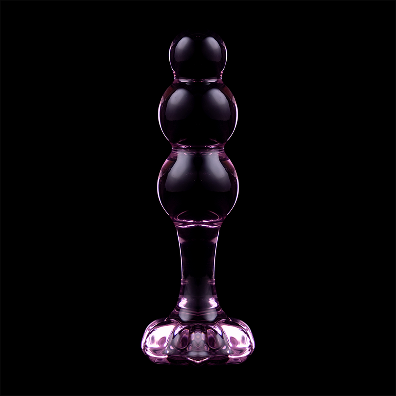 NEBULA SERIES BY IBIZA - MODELO 1 PLUG CRISTAL ROSA 10.5 CM -O- 3 CM - Kanerotika SL