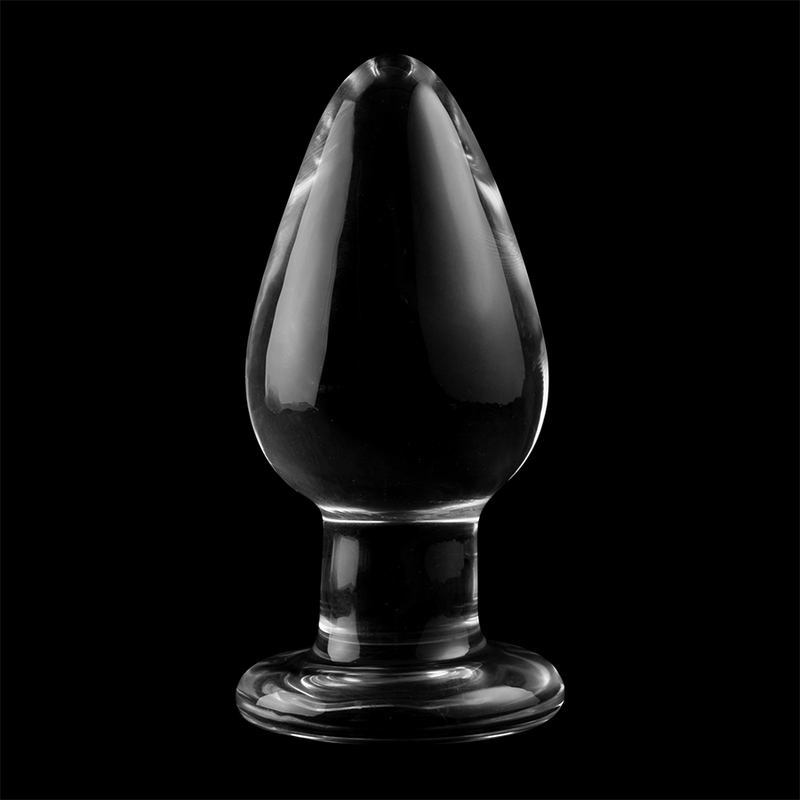 NEBULA SERIES BY IBIZA - MODELO 3 PLUG CRISTAL TRANSPARENTE 11 CM -O- 5 CM - Kanerotika SL