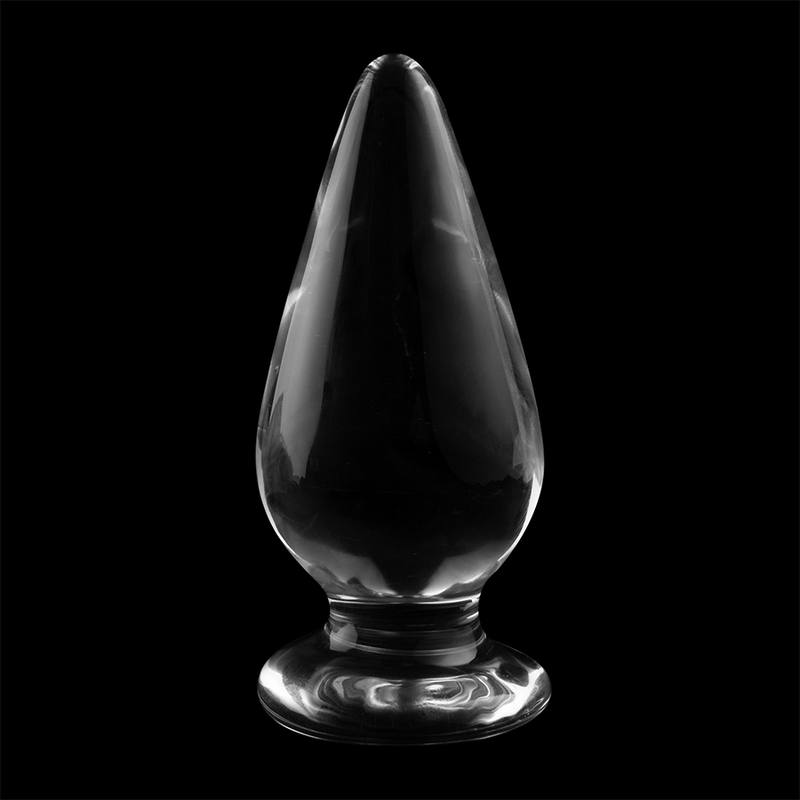 NEBULA SERIES BY IBIZA - MODELO 4 PLUG CRISTAL TRANSPARENTE 11 CM -O- 5 CM - Kanerotika SL