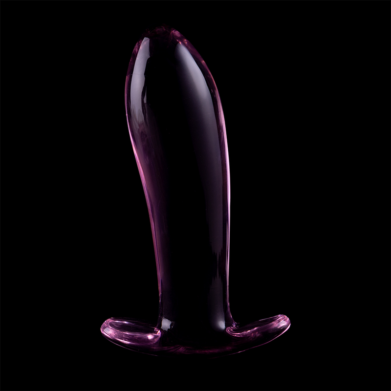 NEBULA SERIES BY IBIZA - MODELO 5 PLUG CRISTAL ROSA 12.5 CM -O- 3.5 CM - Kanerotika SL