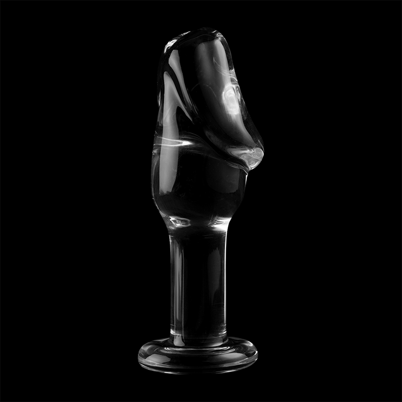 NEBULA SERIES BY IBIZA - MODELO 6 PLUG CRISTAL TRANSPARENTE 12.5 CM -O- 4 CM - Kanerotika SL