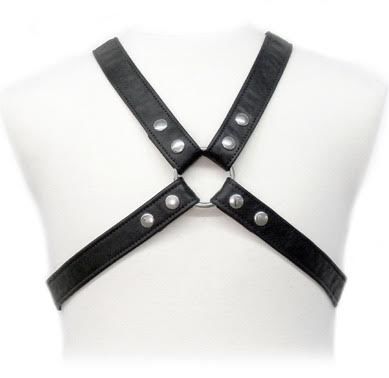 LEATHER BODY - LASIC HARNESS IN GARMENT - Kanerotika SL