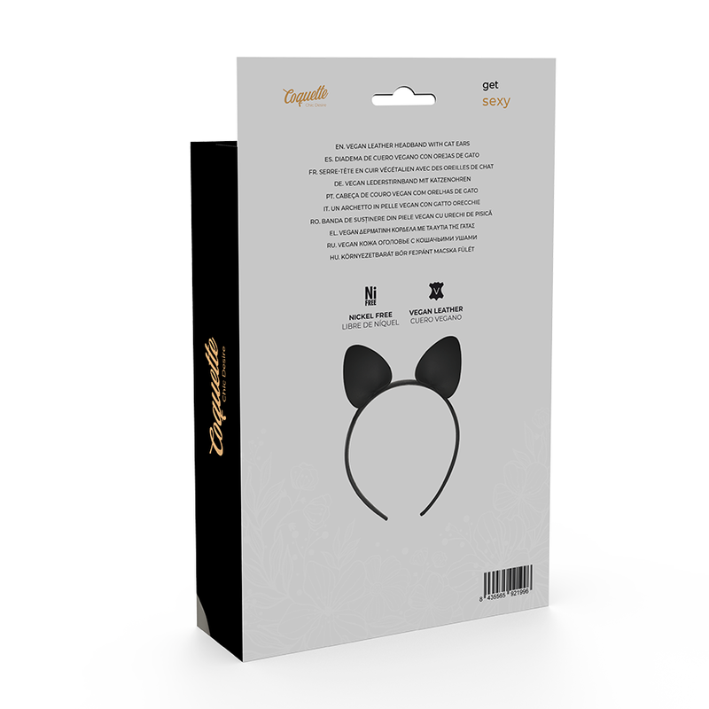 COQUETTE CHIC DESIRE - DIADEMA CON OREJAS DE GATO - Kanerotika SL