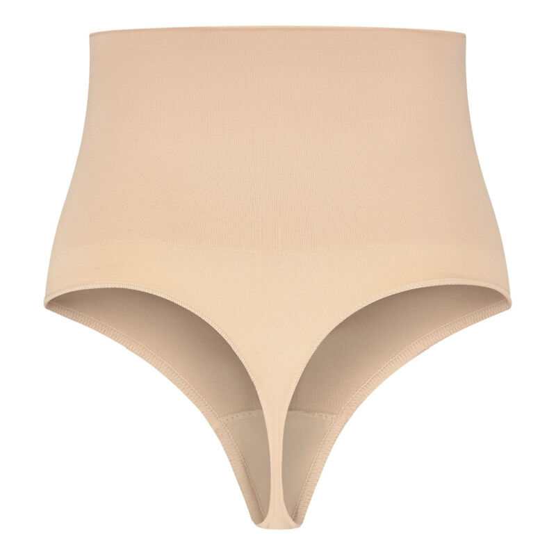 BYE-BRA - FAJA SIN COSTURAS ESTILO TANGA BEIGE TALLA M - Kanerotika SL