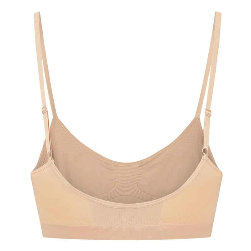 BYE-BRA - MEDIUM CONTROL SUJETADOR SIN COSTURAS BEIGE TALLA XXL - Kanerotika SL