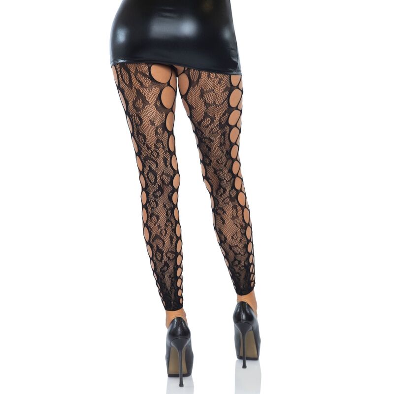 LEG AVENUE - FOOTLESS CROTHLESS TIGHTS ONE SIZE - Kanerotika SL
