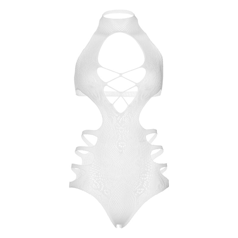 LEG AVENUE - BODY DE ENCAJES TALLA ÚNICA - BLANCO - Kanerotika SL