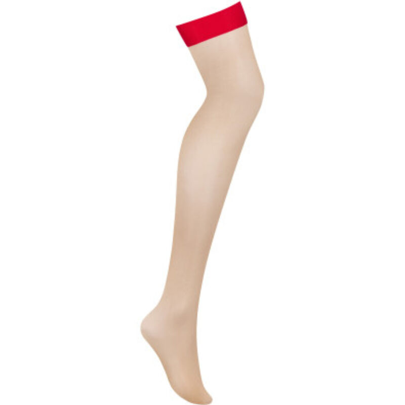 OBSESSIVE - S814 MEDIAS ROJA L/XL - Kanerotika SL