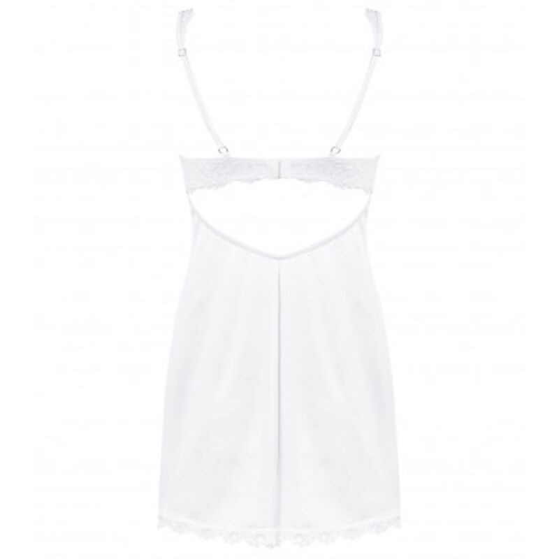 OBSESSIVE - AMOR BLANCO CHEMISE & TANGA BLANCO S/M - Kanerotika SL