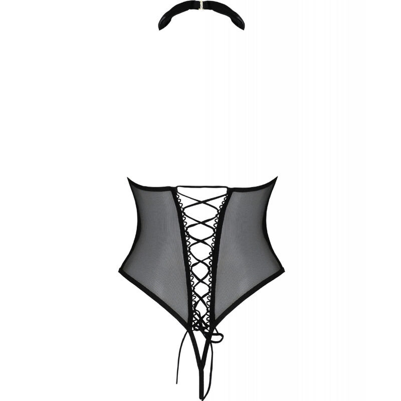 PASSION - TRISHA BODY ABIERTO NEGRO S/M - Kanerotika SL