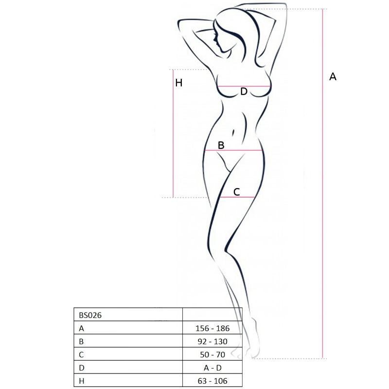 PASSION - WOMAN BS026 BODYSTOCKING ESTILO VESTIDO BLANCO TALLA ÚNICA - Kanerotika SL