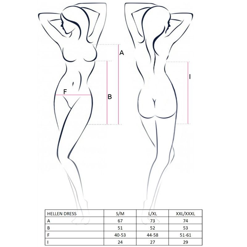 PASSION - WOMAN HELLEN VESTIDO Y TANGA TALLA S/M - Kanerotika SL