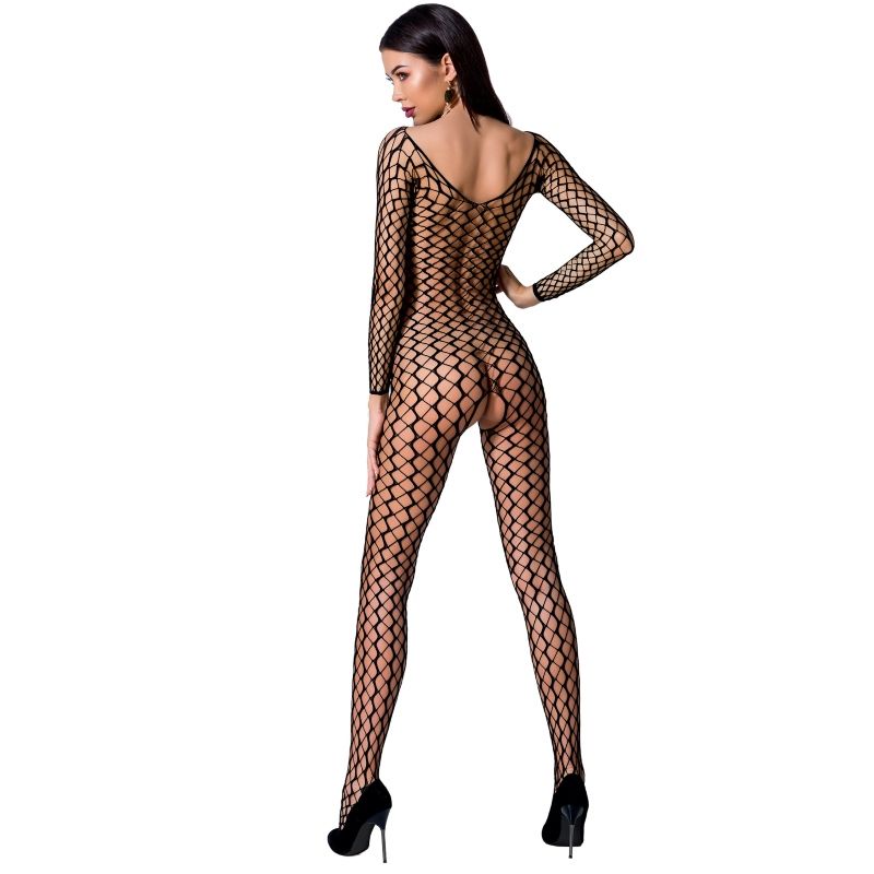 PASSION - WOMAN BS068 BODYSTOCKING NEGRO TALLA ÚNICA - Kanerotika SL