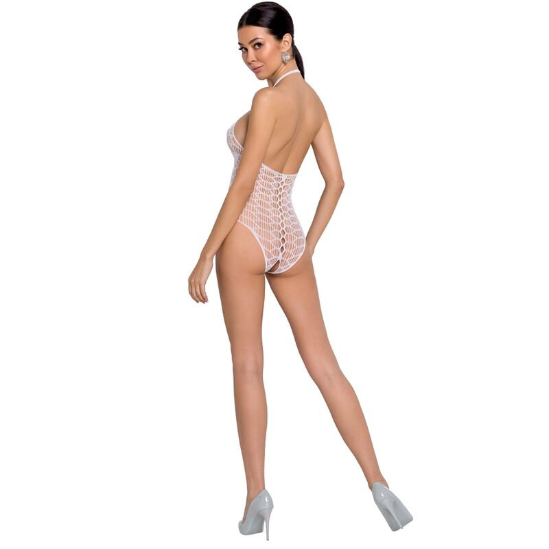 PASSION - WOMAN BS087 BODYSTOCKING BLANCO TALLA ÚNICA - Kanerotika SL