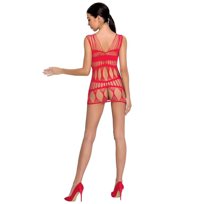 PASSION - WOMAN BS089 BODYSTOCKING ROJO TALLA ÚNICA - Kanerotika SL