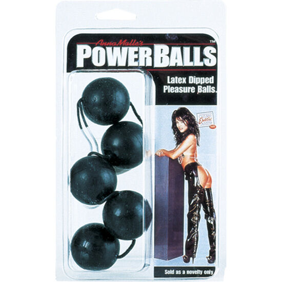 CALEXOTICS - POWER BOLAS ANAL /VAGINAL NEGRO - Kanerotika SL