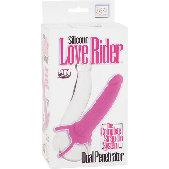 CALEXOTICS - DUAL PENETRATOR DILDO CON ARNÉS ROSA - Kanerotika SL