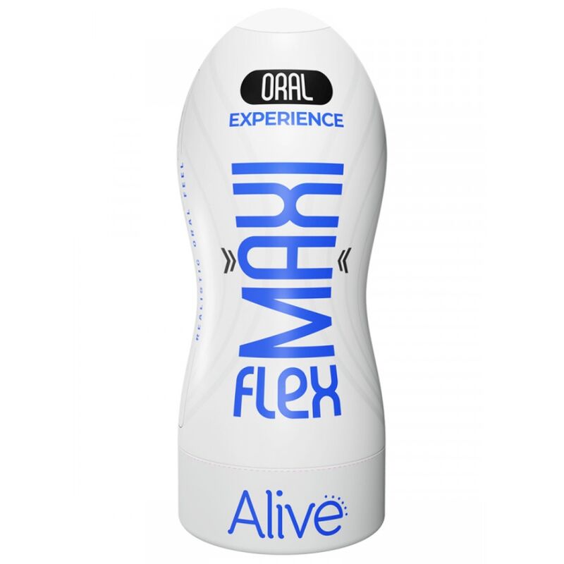 ALIVE - MAXI FLEX MASTURBADOR MASCULINO BOCA TALLA L - Kanerotika SL