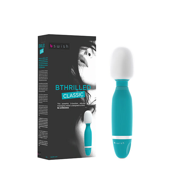 B SWISH - BTHRILLED CLASSIC WAND VIBRATOR JADE - Kanerotika SL