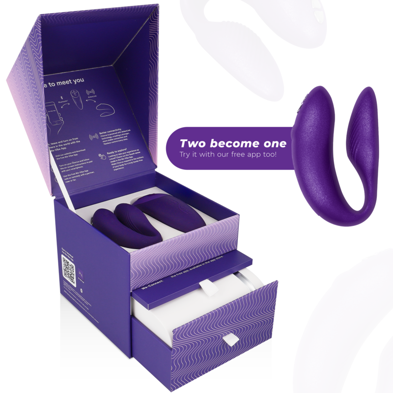 WE-VIBE - CHORUS VIBRADOR PAREJAS CON CONTROL SQUEEZE LILA - Kanerotika SL