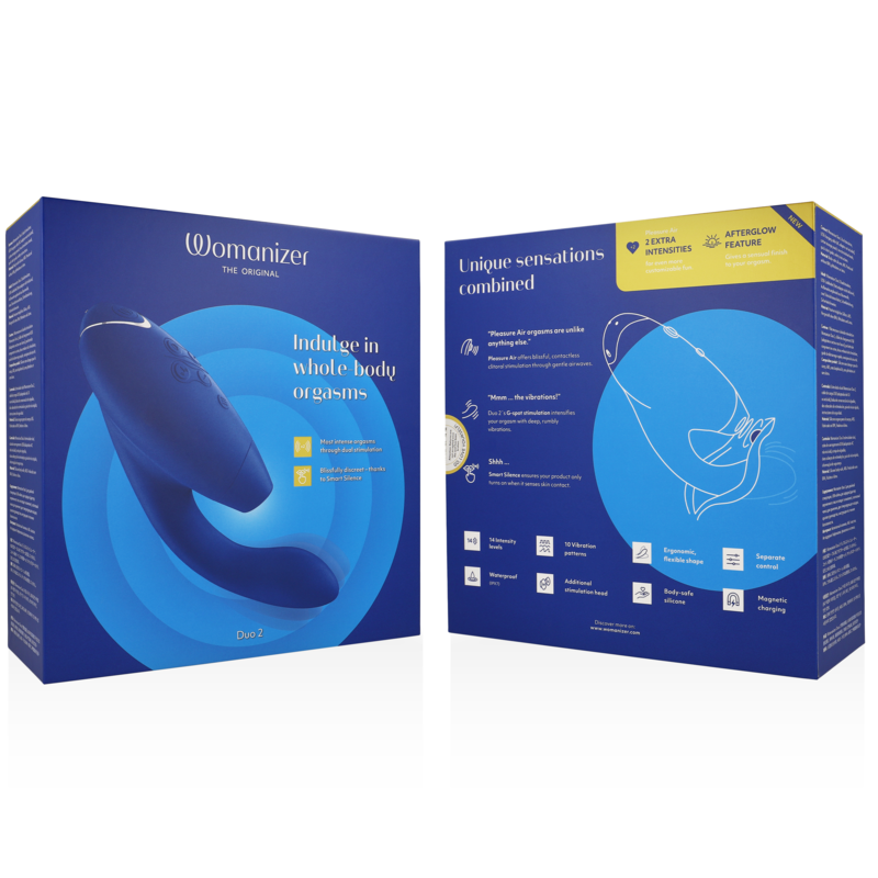 WOMANIZER - DUO 2 ESTIMULADOR AZUL - Kanerotika SL
