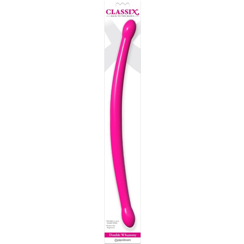 CLASSIX - DILDO DOBLE FLEXIBLE 43.7 CM ROSA - Kanerotika SL