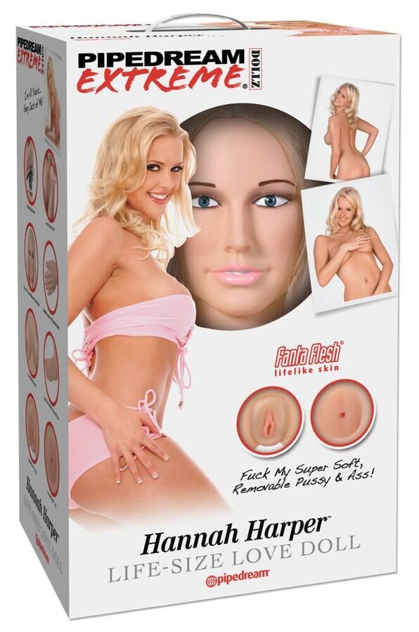 MUÑECA HINCHABLE TAMAÑO REAL CON CARA 3D, VAGINA Y ANO REALISTA + BOMBA - Kanerotika SL