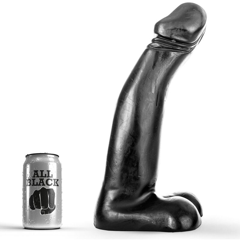 ALL BLACK - DILDO REALISTA NEGRO FISTING 29 CM - Kanerotika SL
