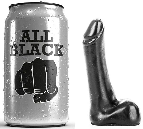 ALL BLACK - DILDO 9 CM - Kanerotika SL