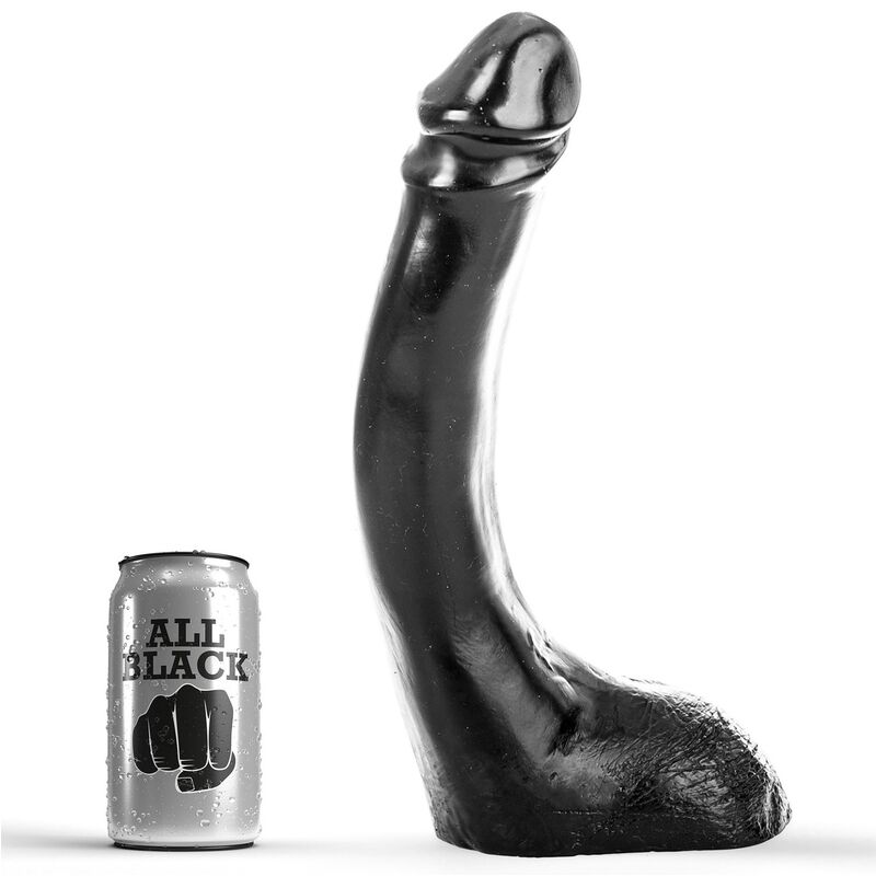 ALL BLACK - DILDO NEGRO 29 CM FISTING - Kanerotika SL