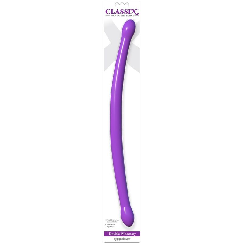 CLASSIX - DILDO DOBLE FLEXIBLE 43.7 CM MORADO - Kanerotika SL