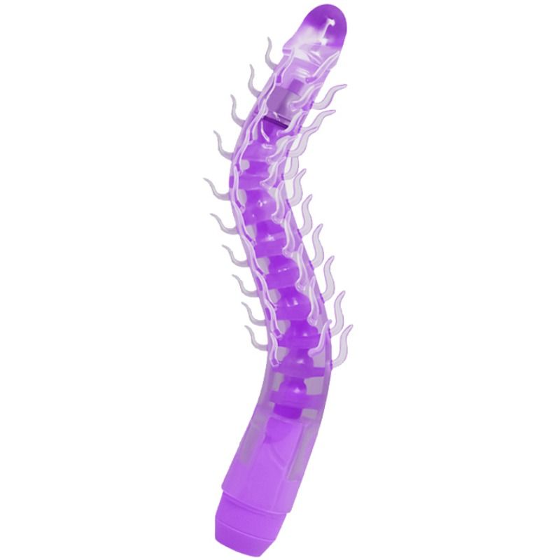 BAILE - FLEXI VIBE SENSUAL SPINE BENDABLE VIBRATING DILDO LILA 23.5 CM - Kanerotika SL