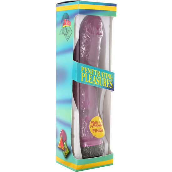 SEVEN CREATIONS - JELLY VIBRATOR LAVENDER 21.5 CM - Kanerotika SL