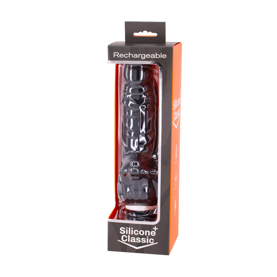 SEVEN CREATIONS - VIBRADOR RECARGABLE NEGRO 7V 18 CM MODELO 1 - Kanerotika SL