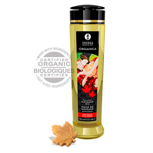 SHUNGA - ACEITE DE MASAJE ORGÁNICO DELICIA ARCE 240 ML - Kanerotika SL