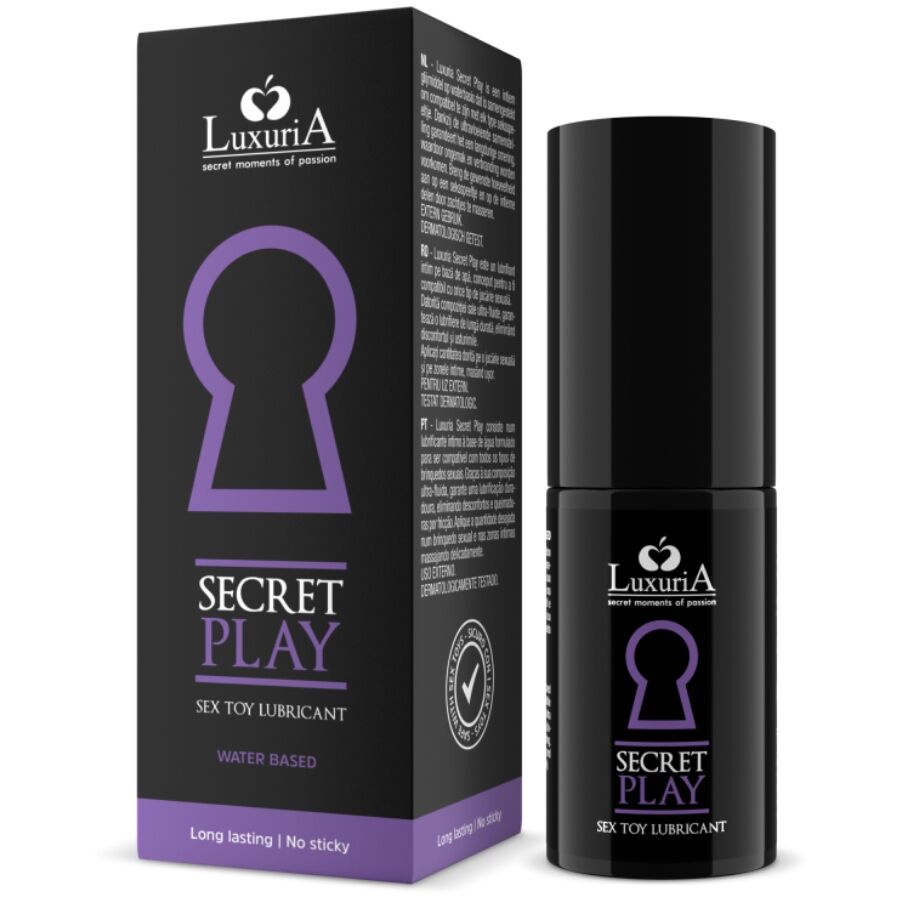 INTIMATELINE LUXURIA - LUBRICANTE PARA JUGUETES SECRET PLAY 30 ML - Kanerotika SL