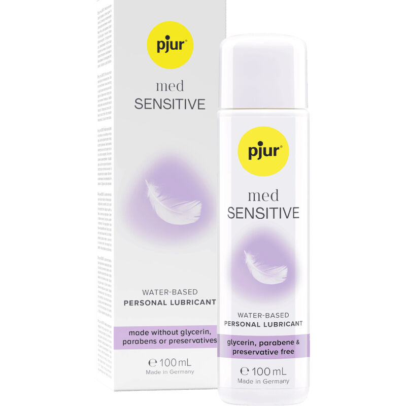 PJUR - MED SENSITIVE GLIDE LUBRICANTE BASE AGUA 100 ML - Kanerotika SL