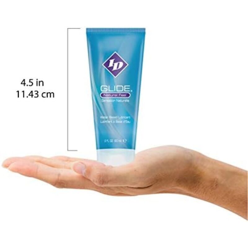 ID GLIDE - LUBRICANTE BASE AGUA ULTRA LONG LASTING TRAVEL TUBE 60 ML - Kanerotika SL