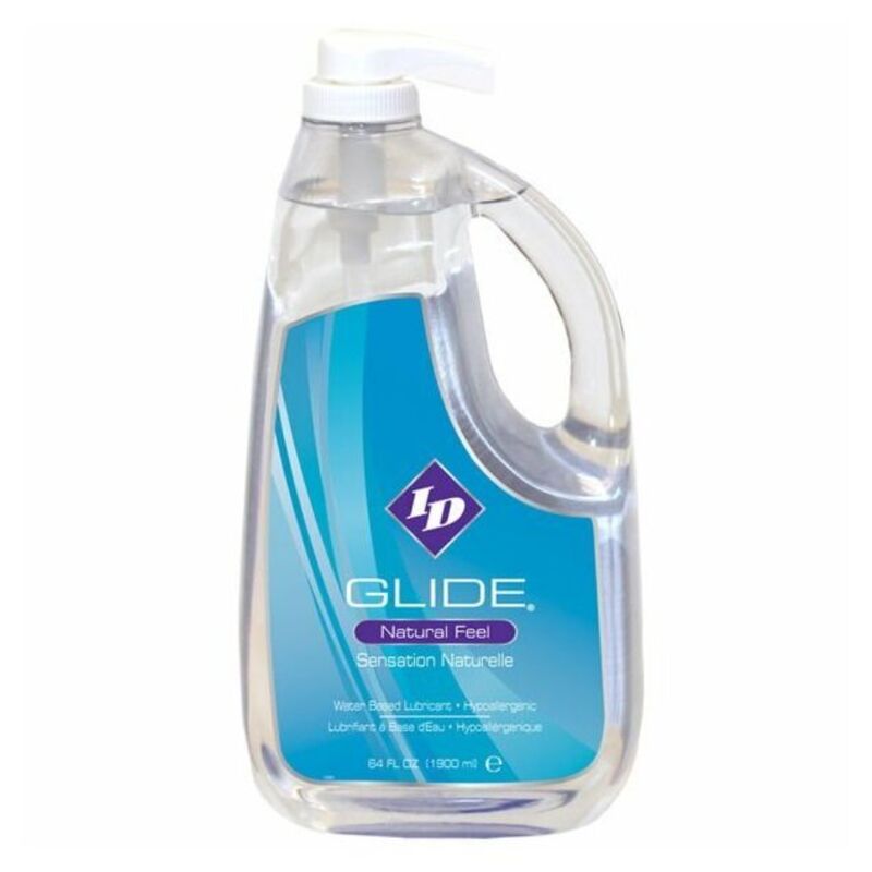 ID GLIDE - LUBRICANTE BASE AGUA + HIPOALERGENICO NATURAL FEEL 1900 ML - Kanerotika SL