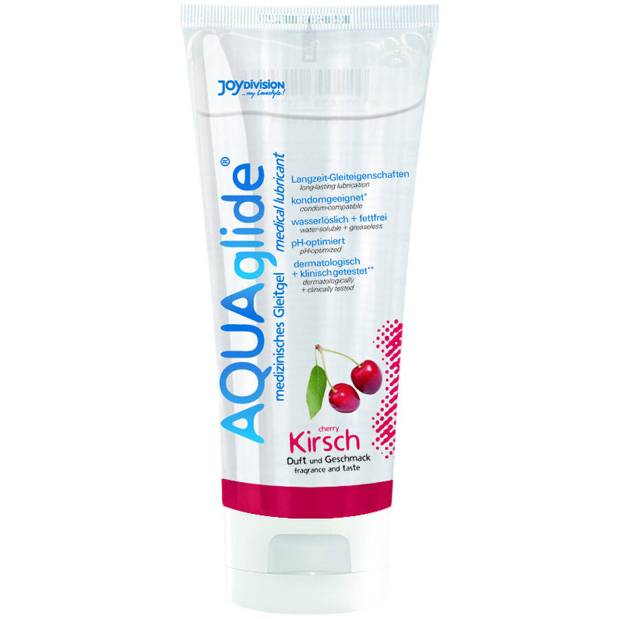 JOYDIVISION AQUAGLIDE - LUBRICANTE SABOR CEREZA 100 ML - Kanerotika SL