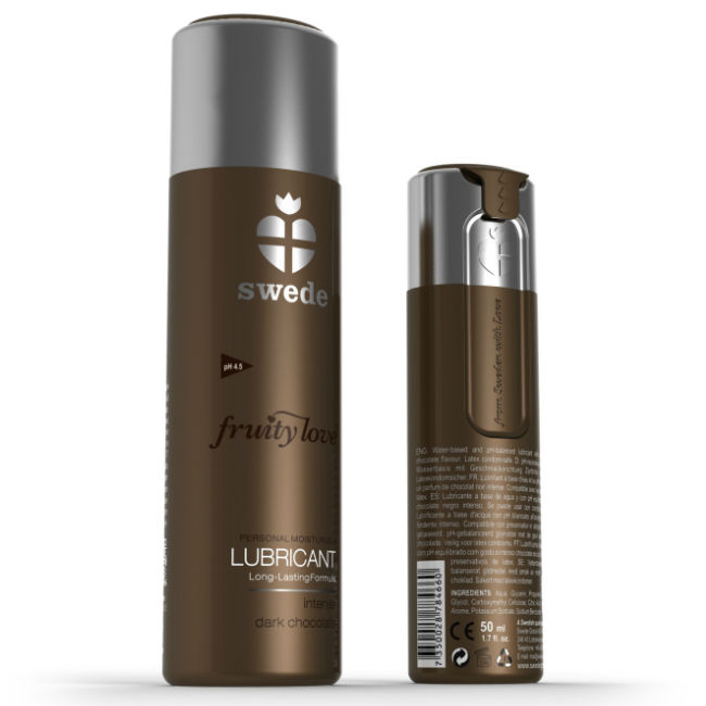 SWEDE - FRUITY LOVE LUBRICANTE CHOCOLATE NEGRO 50 ML - Kanerotika SL