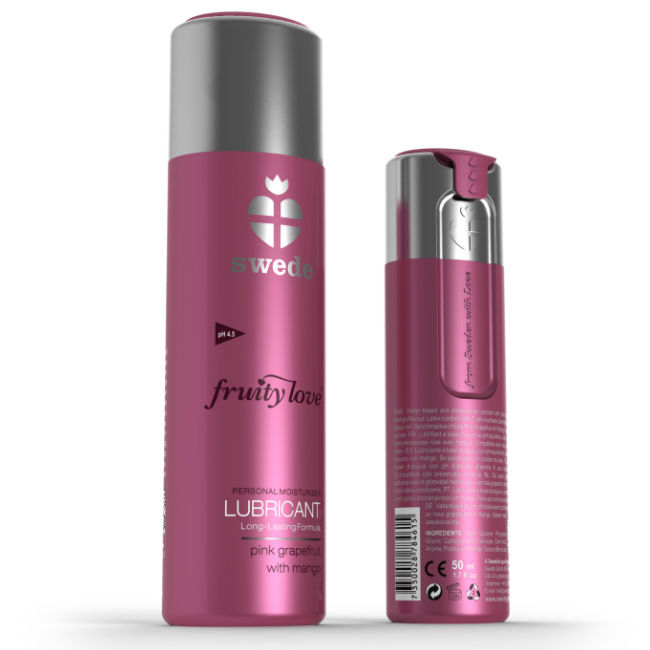 SWEDE - FRUITY LOVE LUBRICANTE POMELO ROSA CON MANGO 100 ML - Kanerotika SL